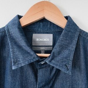 Bonobos | Denim Button Up Short Sleeve
